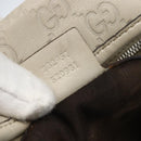 GUCCI GG Canvas Guccissima Tote Bag Leather Beige Gold 232957 Auth bs33021-12