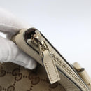 GUCCI GG Canvas Tote Bag Beige Gold 141470 Auth bs33022-10
