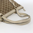 GUCCI GG Canvas Tote Bag Beige Gold 141470 Auth bs33022-7