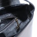 GUCCI Shoulder Bag Patent leather Black Gold 007 3444 0282 Auth bs33025-21