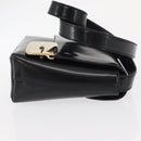 GUCCI Shoulder Bag Patent leather Black Gold 007 3444 0282 Auth bs33025-3