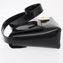 GUCCI Shoulder Bag Patent leather Black Gold 007 3444 0282 Auth bs33025-4