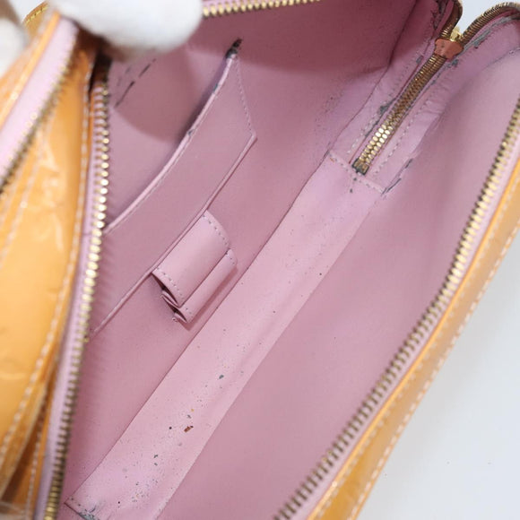 LOUIS VUITTON Vernis Marley Backpack Marshmallow Pink M91039 LV Auth bs33027
