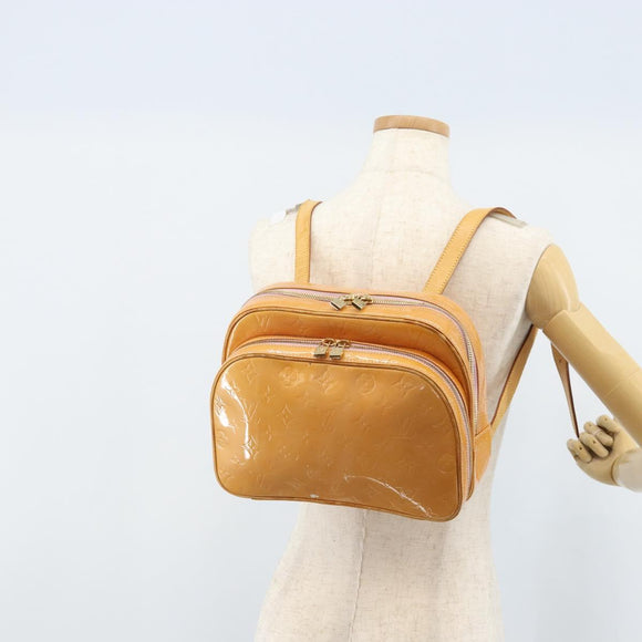 LOUIS VUITTON Vernis Marley Backpack Marshmallow Pink M91039 LV Auth bs33027