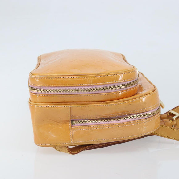 LOUIS VUITTON Vernis Marley Backpack Marshmallow Pink M91039 LV Auth bs33027
