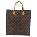 LOUIS VUITTON Monogram Sac Plat Hand Bag M51140 LV Auth bs33031-13