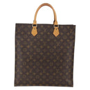 LOUIS VUITTON Monogram Sac Plat Hand Bag M51140 LV Auth bs33031-2
