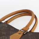 LOUIS VUITTON Monogram Sac Plat Hand Bag M51140 LV Auth bs33031-8