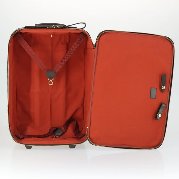 LOUIS VUITTON Damier Ebene Pegas 55 suitcase N23294 LV Auth bs33034