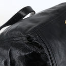 SAINT LAURENT Tragetasche Lackleder Schwarz Gold 175884 Auth bs33038-13