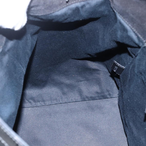 SAINT LAURENT Tragetasche Lackleder Schwarz Gold 175884 Auth bs33038