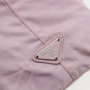 PRADA Tote Bag Nylon Pink Silver Auth bs33040-17