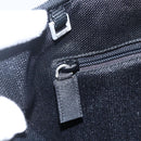 PRADA Tote Bag Nylon Cream Silver Auth bs33042-18