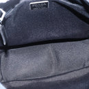 PRADA Tote Bag Nylon Cream Silver Auth bs33042-11