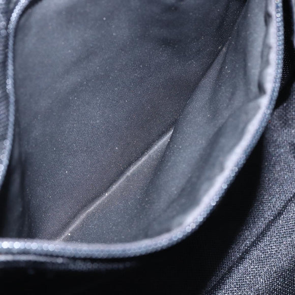 PRADA Tote Bag Nylon Cream Silver Auth bs33042