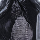 PRADA Tote Bag Nylon Khaki Silver Auth bs33043-18