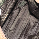 PRADA Chain Shoulder Bag Nylon Brown Gold Auth bs33044-11