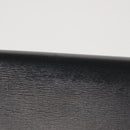 CARTIER Chain Shoulder Bag Leather Navy Gold Auth bs33045-4