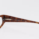 PRADA Glasses plastic Brown Auth bs33046-11