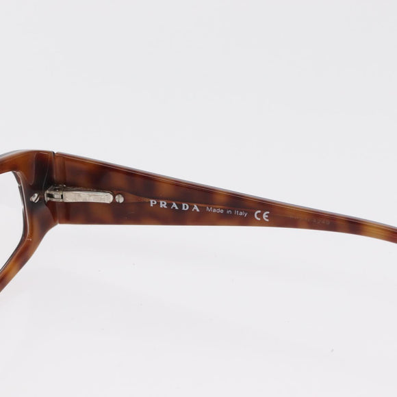 PRADA Glasses plastic Brown Auth bs33046