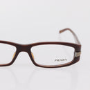 PRADA Glasses plastic Brown Auth bs33046-5
