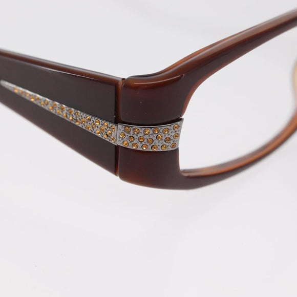 PRADA Glasses plastic Brown Auth bs33046