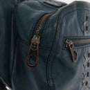 BOTTEGA VENETA INTRECCIATO Body Bag Leather Blue Auth bs33047-18