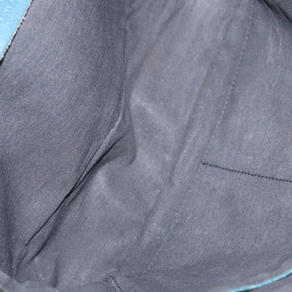 BOTTEGA VENETA INTRECCIATO Body Bag Leather Blue Auth bs33047