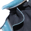 BOTTEGA VENETA INTRECCIATO Body Bag Leather Blue Auth bs33047-22