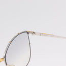 Christian Dior Sunglasses plastic 2 Set Brown Silver Auth bs33050-10
