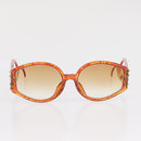 Christian Dior Sunglasses plastic 2 Set Brown Silver Auth bs33050-11