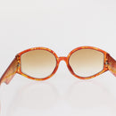 Christian Dior Sunglasses plastic 2 Set Brown Silver Auth bs33050-12