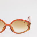 Christian Dior Sunglasses plastic 2 Set Brown Silver Auth bs33050-14