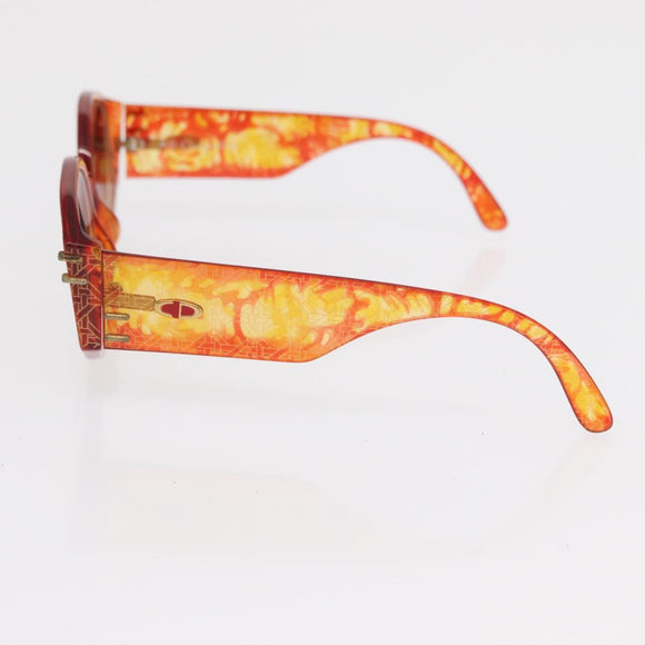 Christian Dior Sunglasses plastic 2 Set Brown Silver Auth bs33050