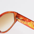 Christian Dior Sunglasses plastic 2 Set Brown Silver Auth bs33050-17