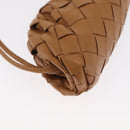 BOTTEGA VENETA INTRECCIATO Beutel Leder Beige Auth bs33059V-12
