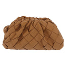 BOTTEGA VENETA INTRECCIATO Beutel Leder Beige Auth bs33059V-2