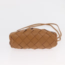 BOTTEGA VENETA INTRECCIATO Beutel Leder Beige Auth bs33059V-9
