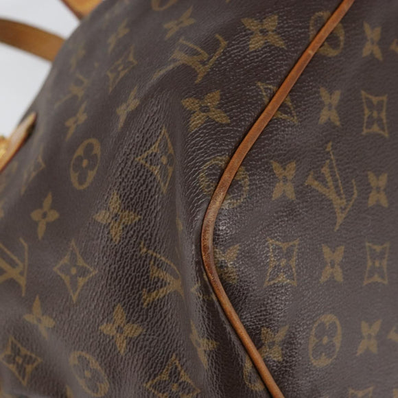 LOUIS VUITTON Monogram Palermo PM Tote Bag M40145 LV Auth bs33060