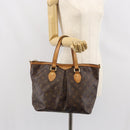 LOUIS VUITTON Monogram Palermo PM Tote Bag M40145 LV Auth bs33060-25