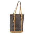 LOUIS VUITTON Monogram Bucket GM Shoulder Bag M42236 LV Auth bs33062-1
