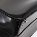GUCCI Bamboo Vanity Hand Bag Patent 2way Black Silver 013 122 2491 Auth bs33063-17