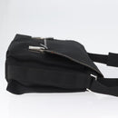 GUCCI Shoulder Bag Canvas Black Silver 92538 Auth bs33064-3