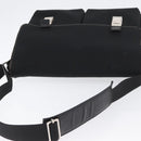 GUCCI Shoulder Bag Canvas Black Silver 92538 Auth bs33064-7