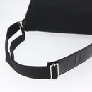 GUCCI Shoulder Bag Canvas Black Silver 92538 Auth bs33064-8