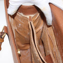 GUCCI Bamboo Hand Bag Leather Brown Gold 002 2853 02600 Auth bs33066-17