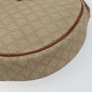 CELINE Macadam Canvas Shoulder Bag PVC Beige Auth bs33069-10