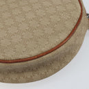 CELINE Macadam Canvas Shoulder Bag PVC Beige Auth bs33069-12