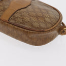 CELINE Macadam Canvas Shoulder Bag PVC Beige Auth bs33070-11