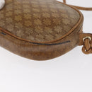CELINE Macadam Canvas Shoulder Bag PVC Beige Auth bs33070-13